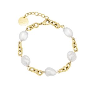 By Jolima- Stålarmband Palma Nova chain gold