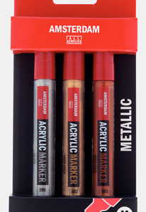 AMSTERDAM MARKERS METALLIC SET