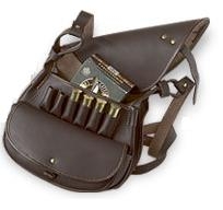 Jaktväska i Läder för hagelammunition