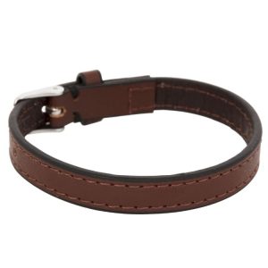 By Billgren- Läderarmband Lee Svart/brun