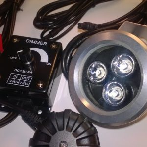 LED Strålkastare Lamphus Åtelbelysning 3Watt, Gyttorp