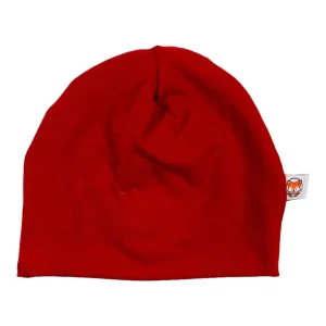 Mössa Enfärgad Röd