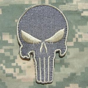 Tygemblem PUNISHER Velcro morale patch