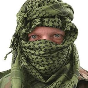 Shemaghs, Palestinasjal Grön/Svart