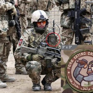 Pork Eating Crusader, Velcro morale patch