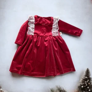 Julklänning Sammet o spets