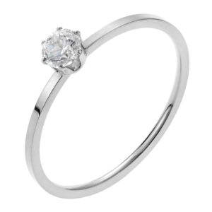 By Jolima- Stålring Crown crystal stål