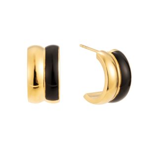 By Jolima – Stålörhänge Lissabon nude/svart