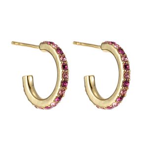 By Jolima – Stålörhänge Celine crystal