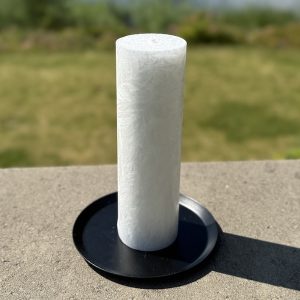 Crystalljus med ljusfat