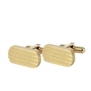 arock- Manschettknappar Dave stål/guld