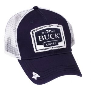 Buck 89123 Navy Logo Patch Cap, Buck Original keps