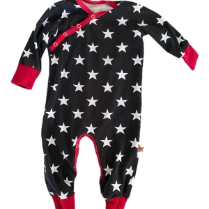 Sparkdräkt Svart vita stjärnor