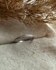 18K Vintage – Ring med briljanter 0,16ct