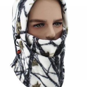 Balaclava Vinterkamouflage Fleece