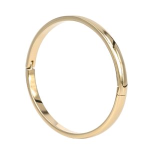 astrid&agnes – Stålarmring Klara guld/stål
