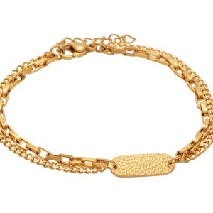 Sintridou – Stålarmband Dubble