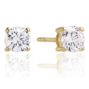 Sif Jakobs- Silverörhängen princess round silver/guld