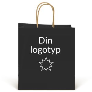 Bärkasse, shoppingkasse, papperskasse med tvinnande handtag, orange, B 19 x H 24 x D 8 cm