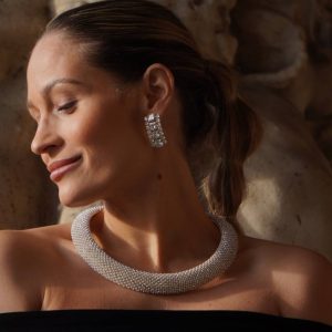 By Jolima – Örhänge Sky crystal