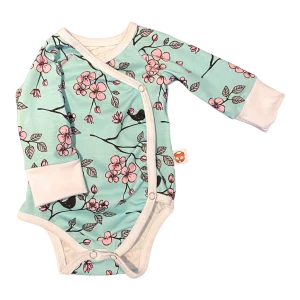 Body Blommor fåglar mint