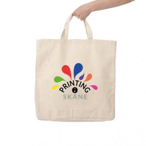 Tygpåse i ekologiskt oblekt tyg, 320 g/m²